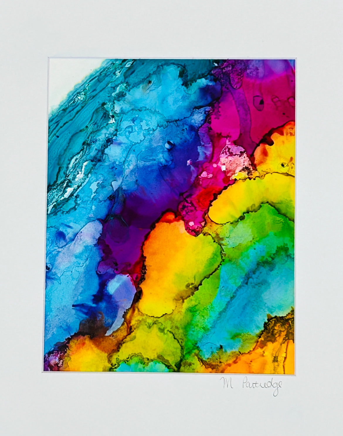 Chasing the Rainbow 9”x 12” Original Alcohol Ink on Yupo Paper – Melissa  Partridge Art